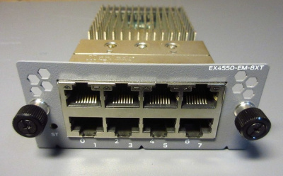 Интерфейсный модуль Juniper EX4550-EM-8XT